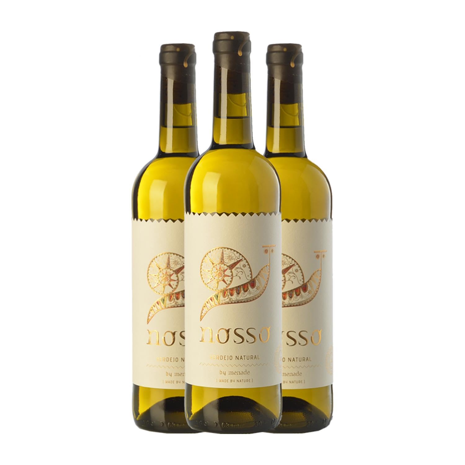 Menade Nosso Verdejo Rueda 75 cl Vino blanco (Caja de 3 Botellas de 75 cl)