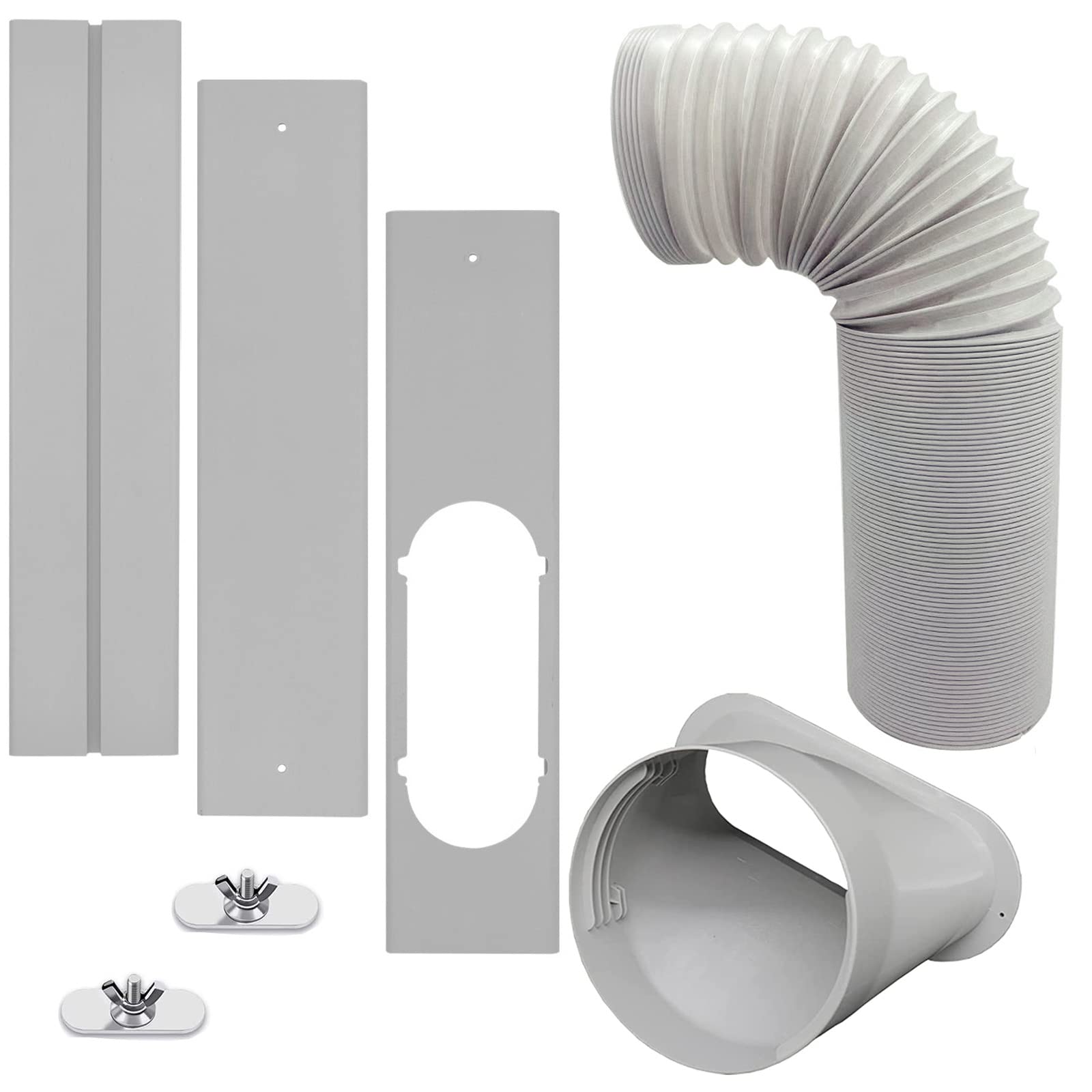 Buy Portable AC Window Vent Kit with 5inch Hose 5pcs Window Seal Kit