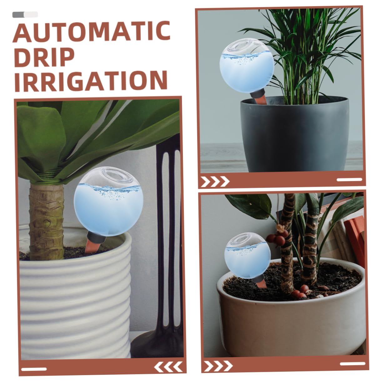 UPKOCH 4 Ensembles Dispositif D'arrosage Automatique Plantes Soi Plante D'arrosage Globes D'arrosage Appareil Usine Mis en Pot Irrigation Dispositifs Auto-arrosage Pcv 2 Pièces * 4