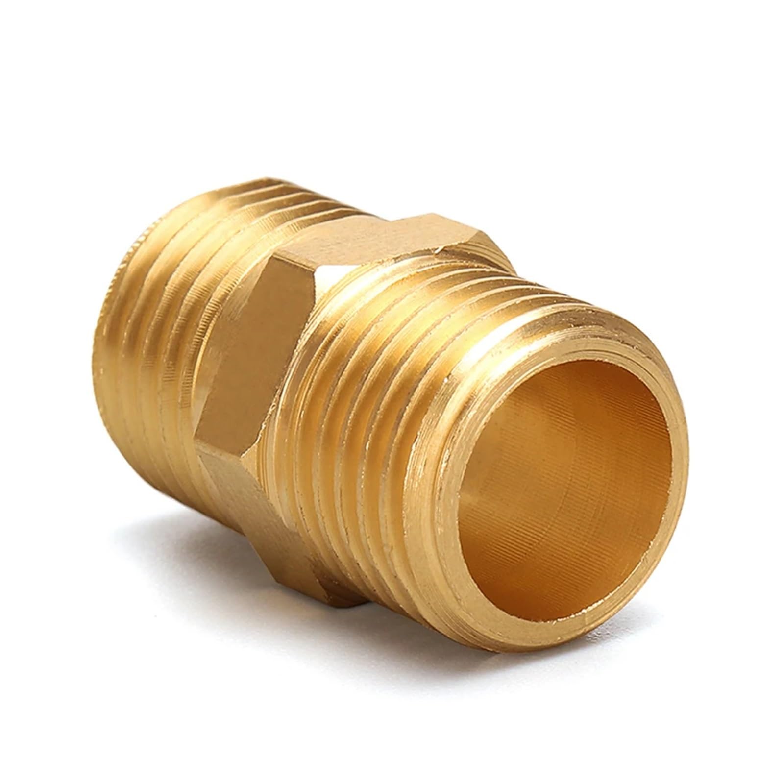 Conector de manguera de latón de conexión rápida, rosca macho 1/8" 1/4" 3/8" 1/2" 3/4" 1" BSP racor racor racor agua y aire (KDH-02)