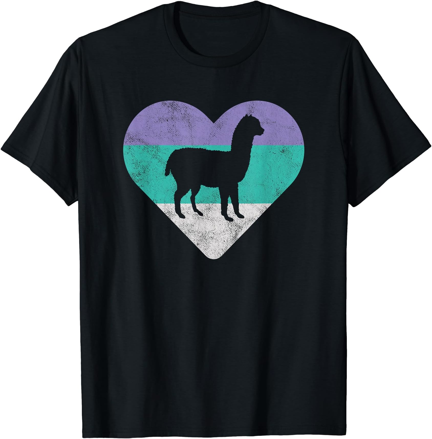 Alpaca Retro Gift For Women or Girls T-Shirt