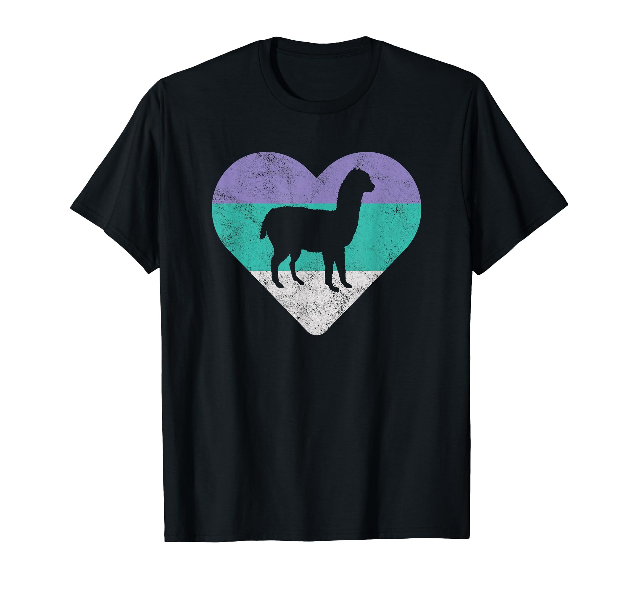 Alpaca Retro Gift For Women or Girls T-Shirt