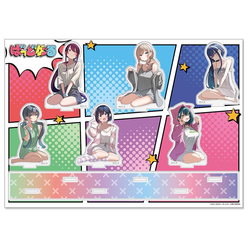 Amazon.co.jp: ばっどがーる アクリルスタンド 原作版 集合 ver
