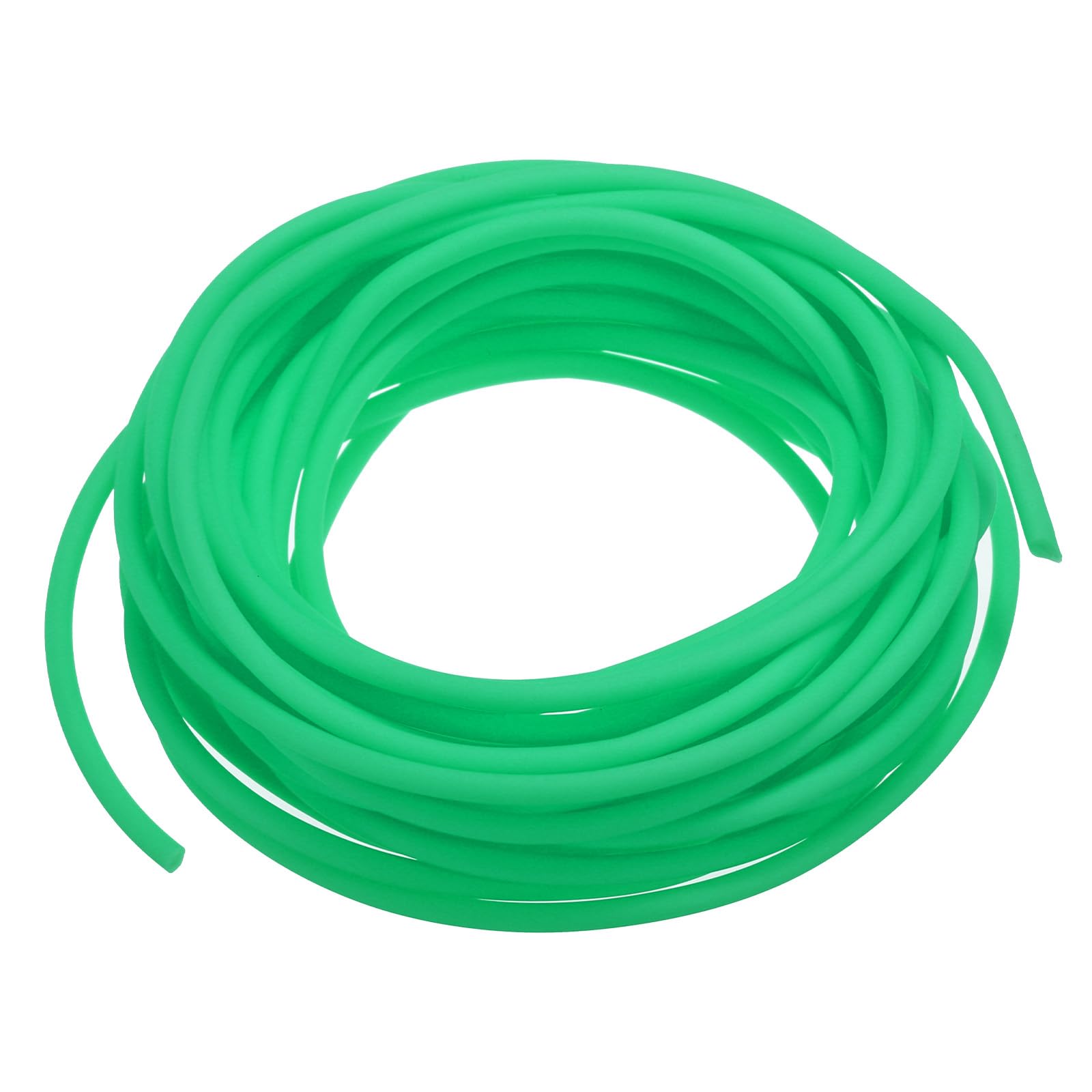 PATIKIL Rubber Cord Tube, 16ft Silicone Hollow Tubing 1/8" OD 1/16" ID for DIY Craft Beading Necklaces Bracelet Blue-green