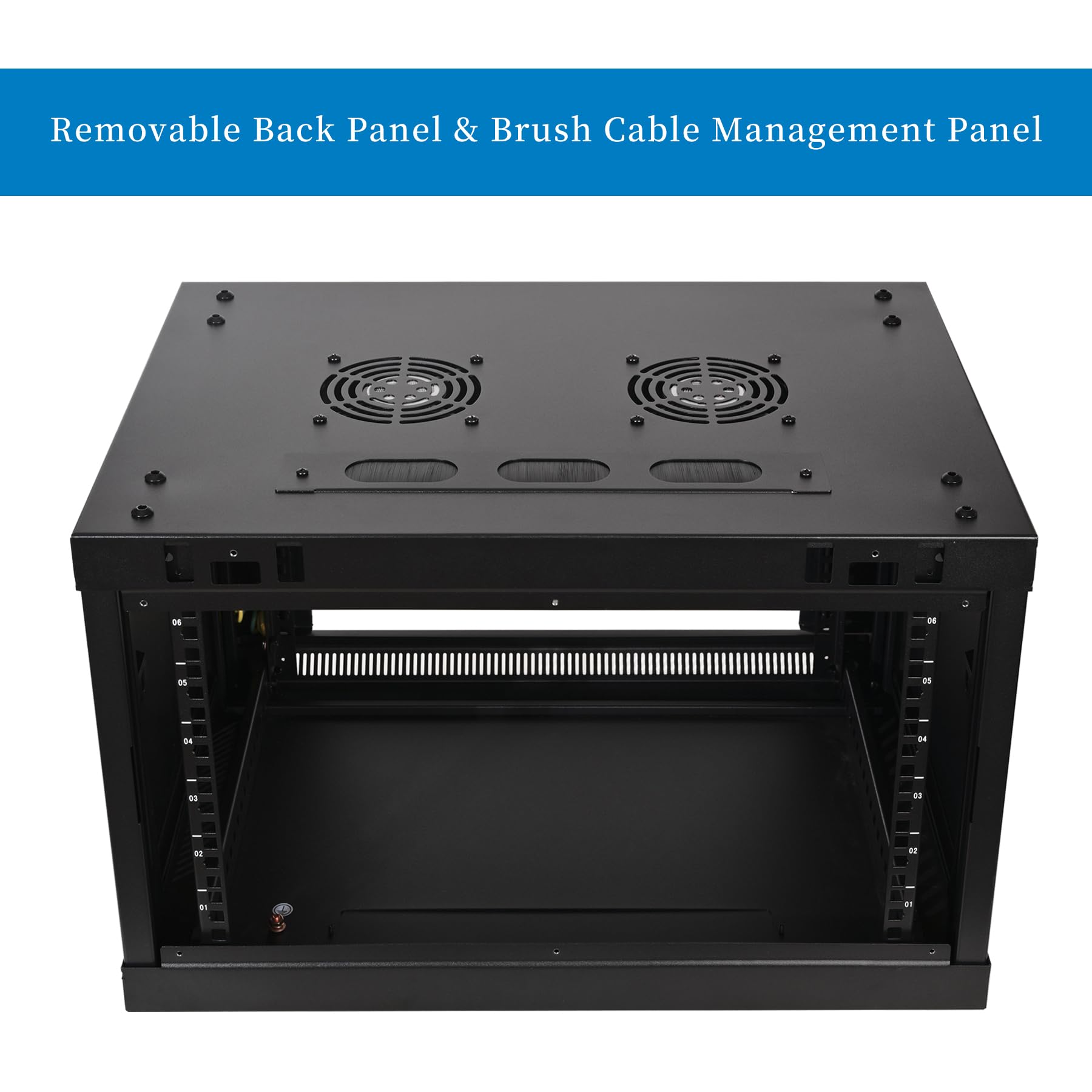 Tripp Lite Rack A Parete 10U Per Server E Switch - Armadio In Acciaio, Profondità Ridotta, Porta E Pannelli Laterali