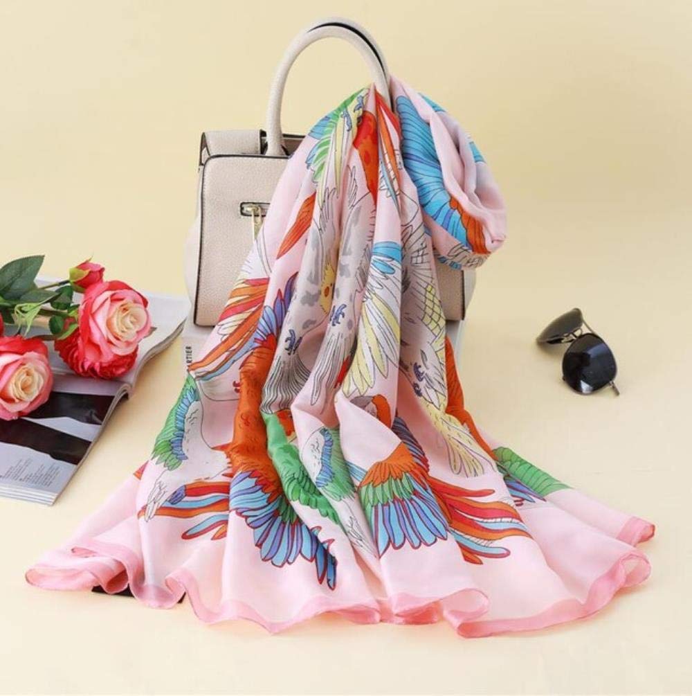 luxury brand silk scarf print summer shawls and wraps quality smooth and soft women scarves echarpe pashmina foulard
