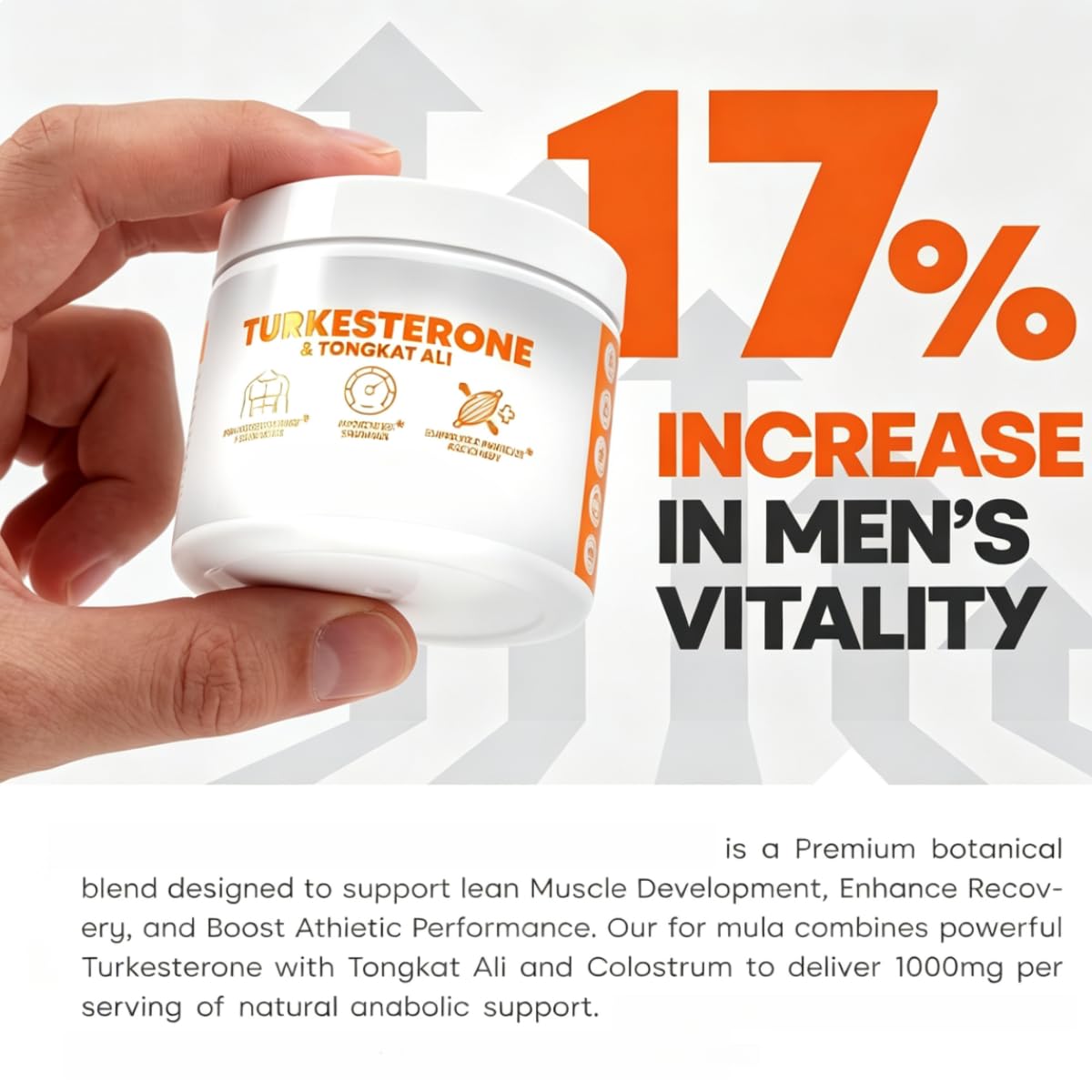 Supporto per la forza muscolare - Supporta le prestazioni atletiche. | Aiuta a mantenere la massa muscolare magra; aiuta il recupero post-esercizio; supporta livelli di energia sani.