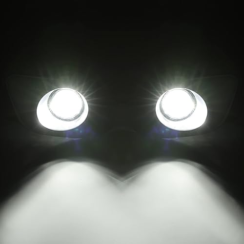 Miniatura 4 de KUAFU Kit de luces antiniebla LED compatible con Dodge Charger SRT Hellcat 2015-2023 Reemplazo para 68280429AA 68280428AA 68228884AC juego de