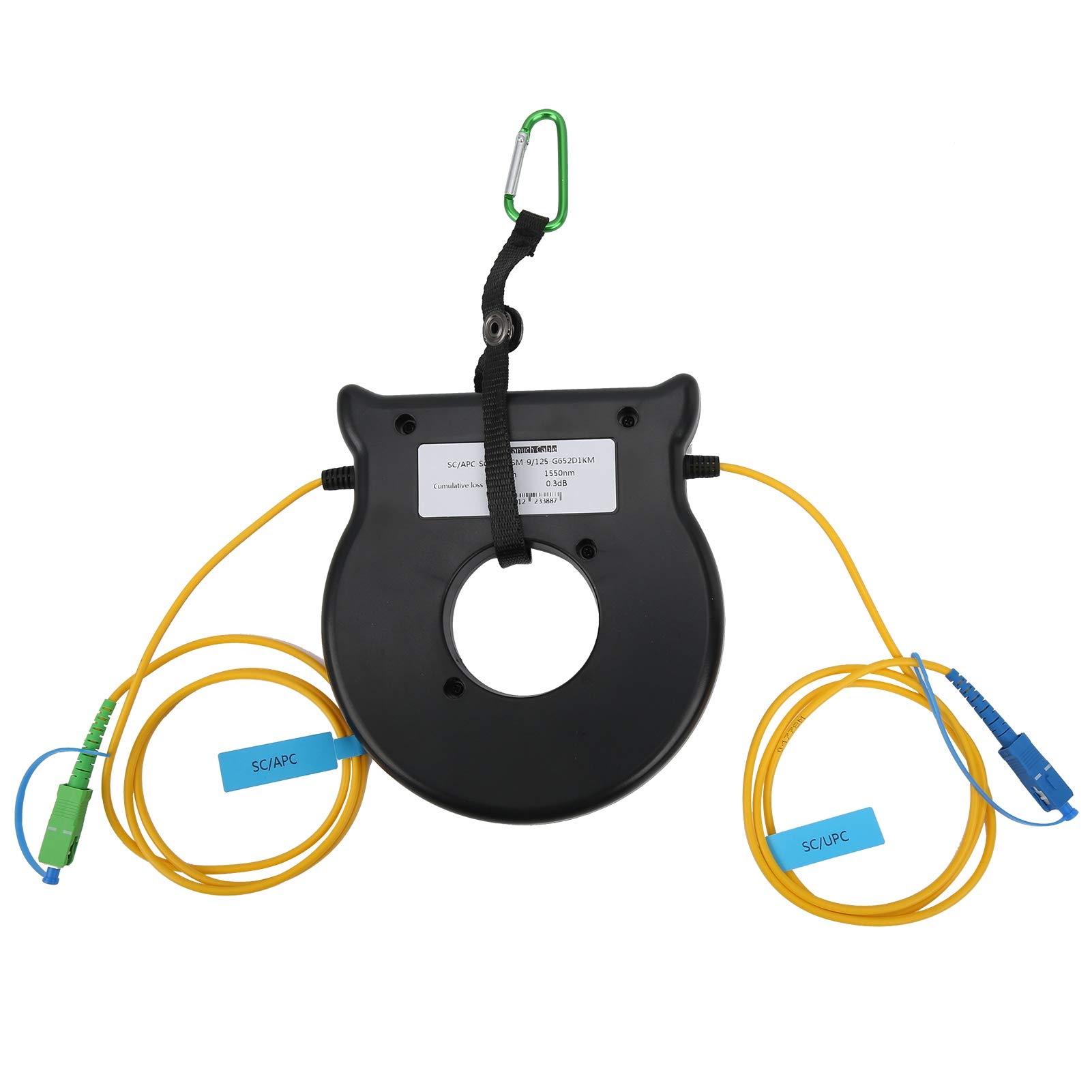 Câble de lancement de fibre OTDR 1 km, connecteur monomode 9/125 OS2 SC | Les connecteurs SC, 9/125 OS2, éliminent les zones mortes pour des tests précis.