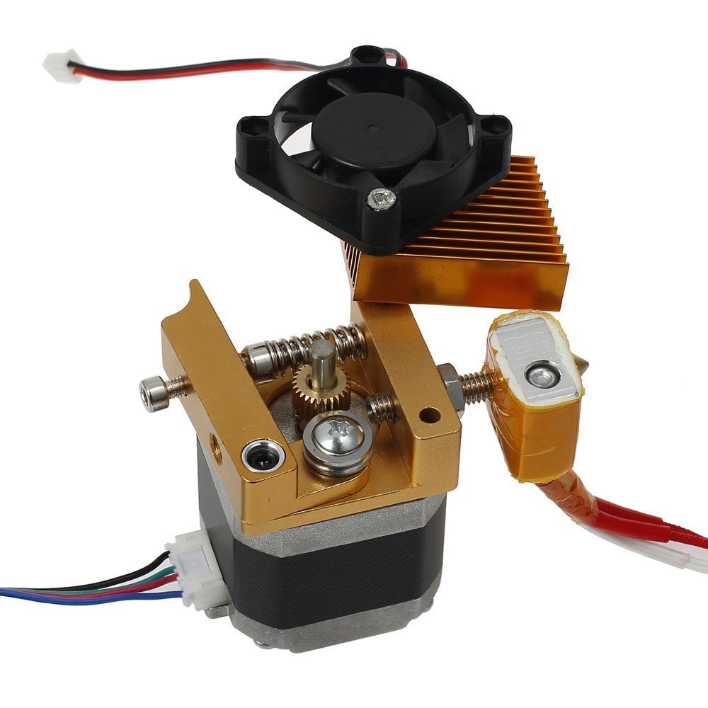 DollaTek Impresora 3D MK8 Extrusora hotend 0.4mm Boquilla Última actualización Cabeza de impresión 1.75mm Filamento para impresora 3D Reprap Mendel MakerBot & Rework