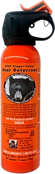 EPA Certified Bear Repellent Spray Strong Adopted by the US Forest Service Holster Sold Separately