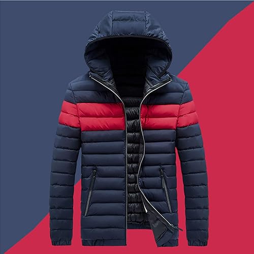Miniatura 2 de Chaqueta acolchada ligera para hombre, chaqueta acolchada de invierno de forro polar, abrigo cálido, chaquetas para clima frío, L-5XL