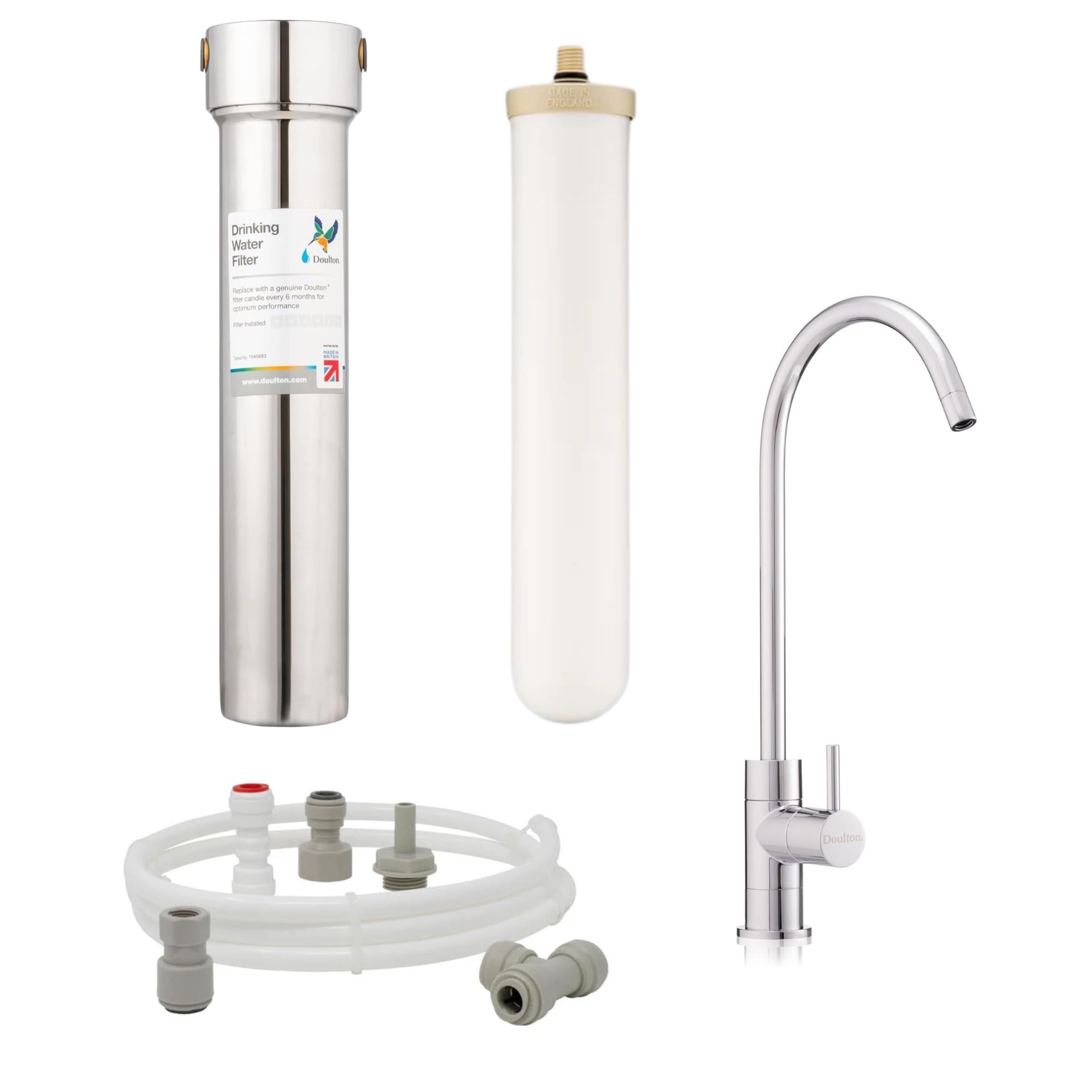 Doulton Système HIS Biotect Ultra + robinet à colonne + kit d’installation