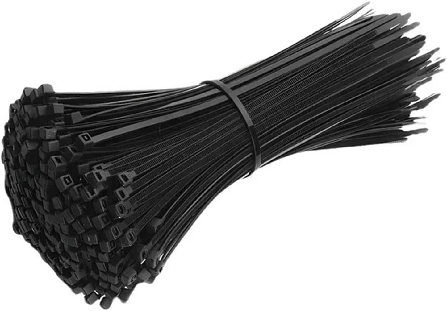 Rlibbaoyi Black- 100Pcs Nylon Self-Locking Cable Ties