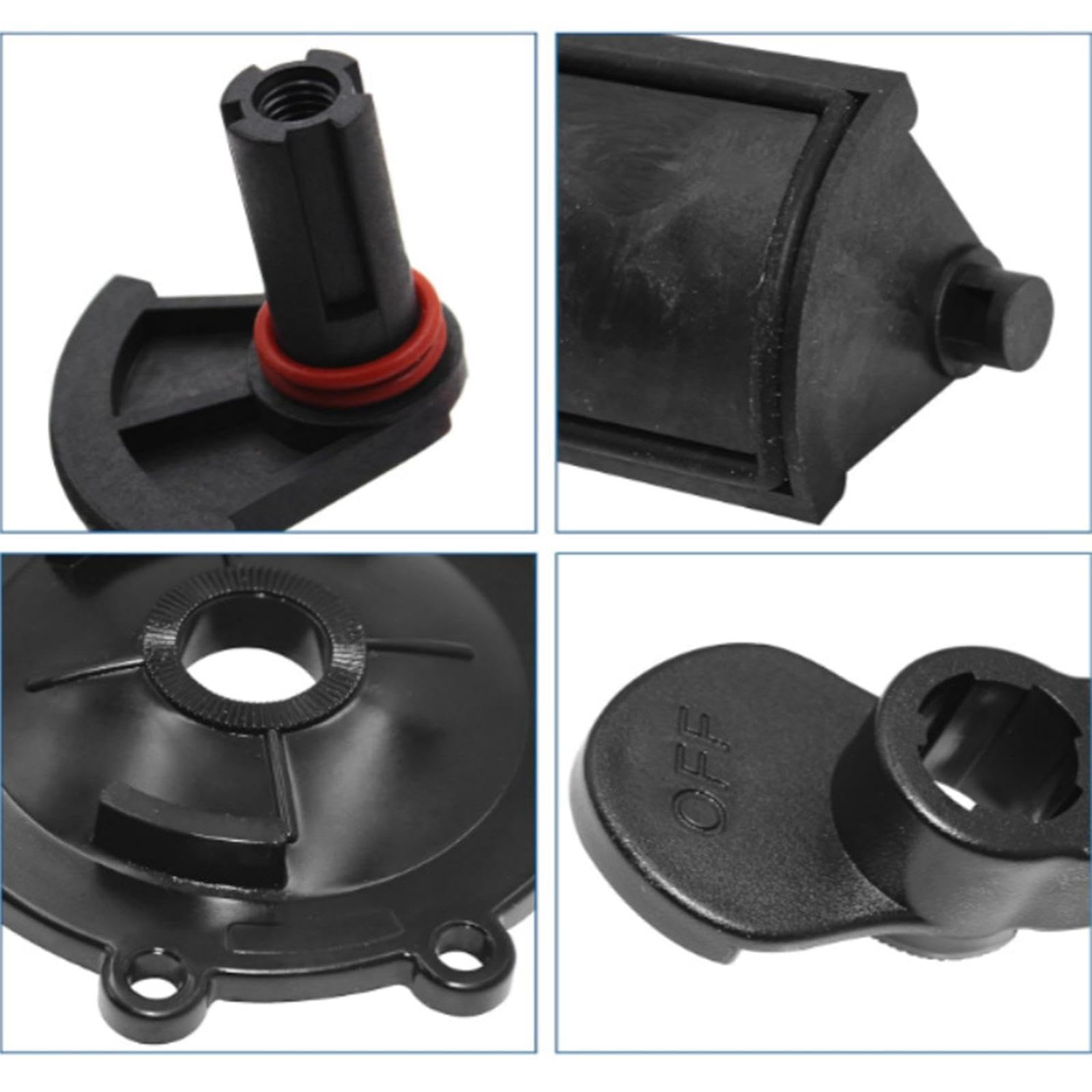 Kit di Riparazione per Valvole per Piscina a 2 E 3 Vie con Maniglia 7433 E Coperchio 4606 per 4717