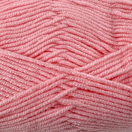 Image of Cloud Touch Baby - DK Weight Soft Anti-Pilling Yarn for Baby Clothes, Blankets & Amigurumi Crochet & Knitting, 90% Acrylic 10% Viscose derived from Bamboo, 3.53 Oz / 262 Yards (Flamingo Pink, 1 Pack)