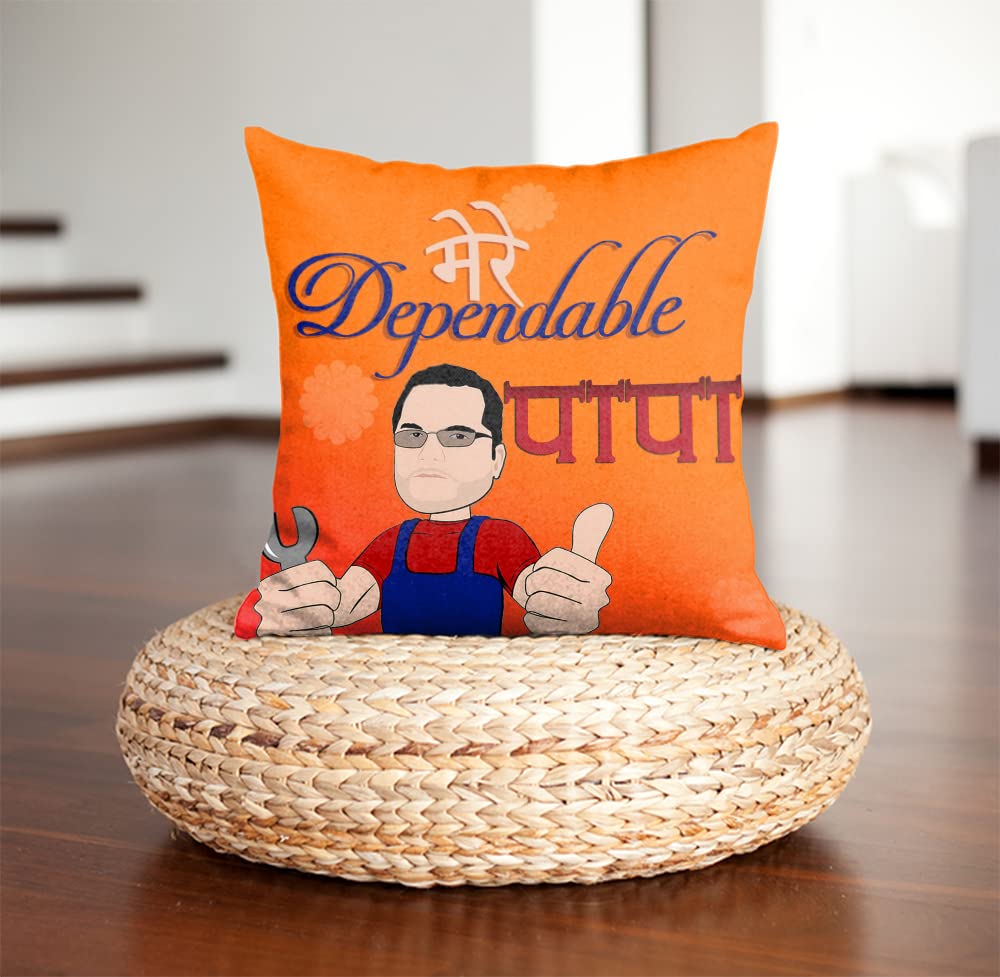 Buy DreamVio Soft Fabric Cushion, Pillow Gifts for Daddy,Grandpa,World