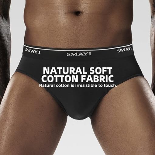5Mayi Mens Briefs Underwear Men Briefs Multipack Mens Underwear Briefs Cotton Men's Brief S M L XL XXL - Image 5