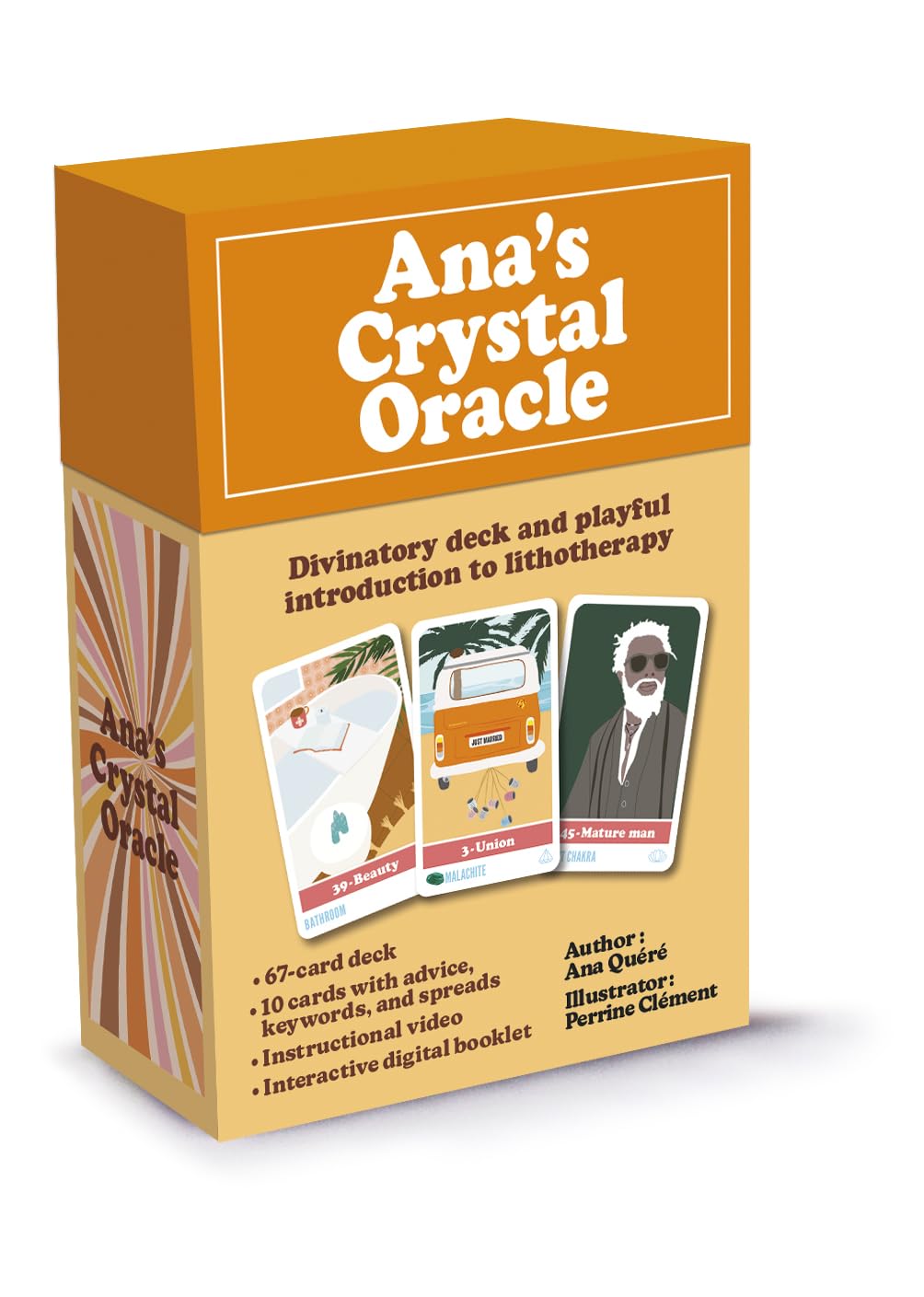 Dusserre Karty do gry Ana's Crystal Oracle Tarot Fortune Telling Cartomancy