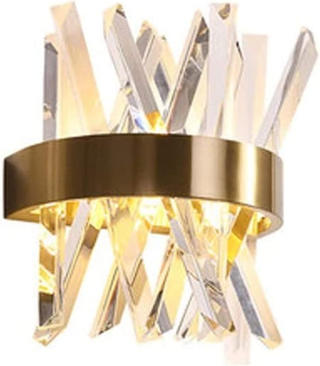 Applique murale LED cristal éclairage scintillant et tamisé pour chambre