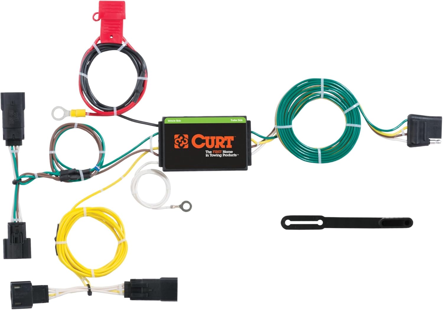 CURT 56234 Vehicle-Side Custom 4-Pin Trailer Wiring Harness, Fits Select Dodge Charger