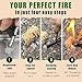 VVAAGG Flint and Steel Fire Starter Kit Survivor, 1/2