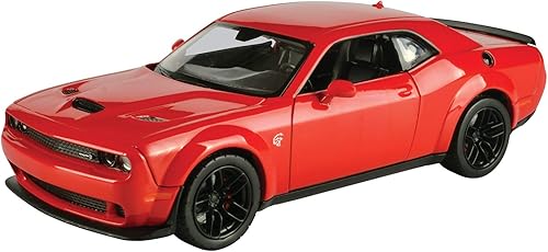 Dodge Challenger SRT Hellcat Widebody Red 1/24 modelo fundido a presión 2018 por Motormax 79350