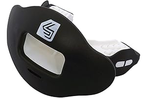 Shock Doctor MAX Airflow 2.0 Lip Guard/Mouth Guard Football Youth to Adult All Sports Mouthguard