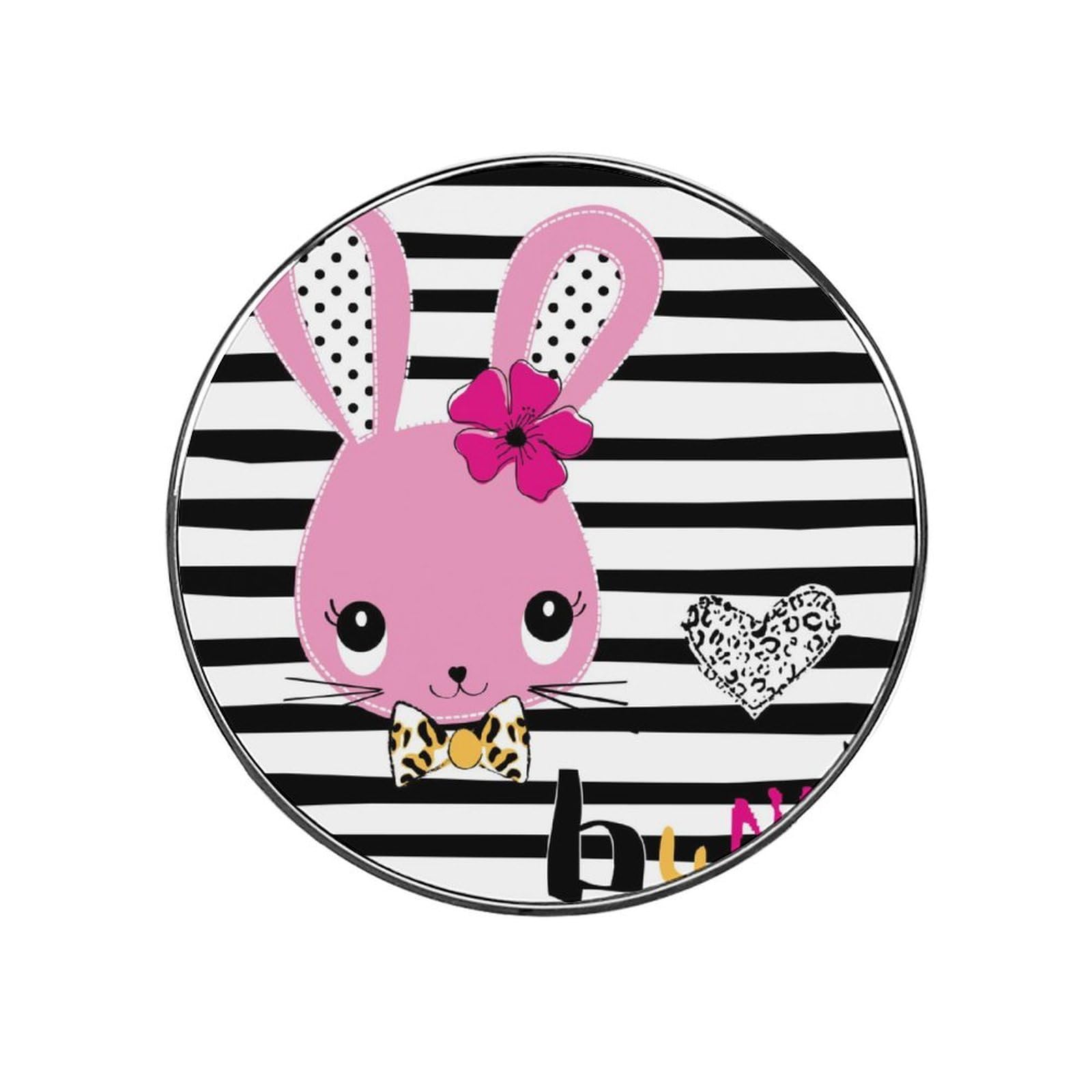 Cartoon Bunny Alloy Fridge Magnet For Office Cabinet Refrigerator Whiteboard Photo