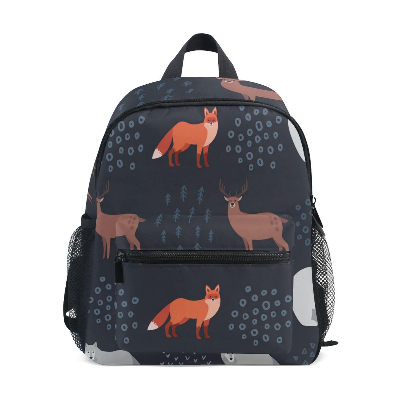 Kids Backpack Forest Animals Todder Backpack Lightweight Preschool Kindergarten Book Bag Practical and Durable Daycare Bag for Travel,Toys