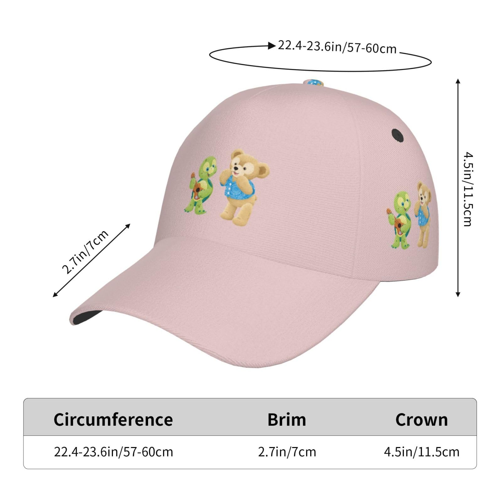 Amazon.co.jp: Disney Duffy (2) Curved Brim Hat, Hip Hop Cap