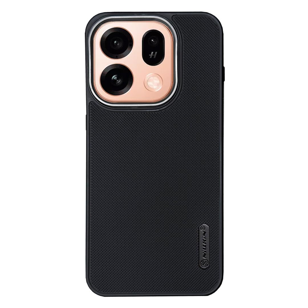 NIUKIN Super Frosted Shield Pro Soft Back Case for Oppo Find X9s 5G | Camera Ring | Shockproof Scratchproof Cover | Black-picture-39