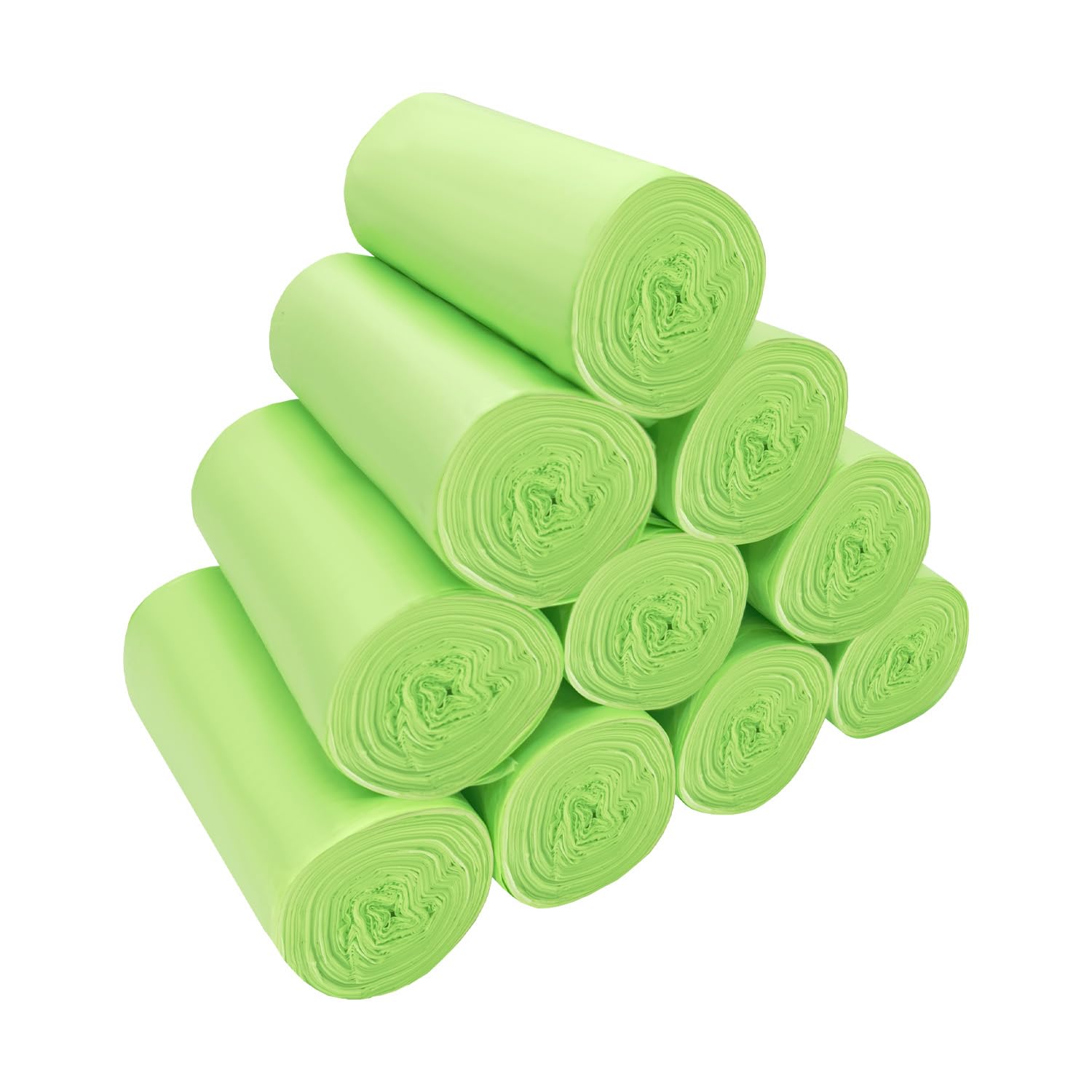 KeenKiD Compostable Caddy Liners 6L, Green Food Caddy Bags Small Biodegradable Food Waste Bags, Recycling Garbage Trash Bin Bags, 240 Counts 1.2 Gallon…