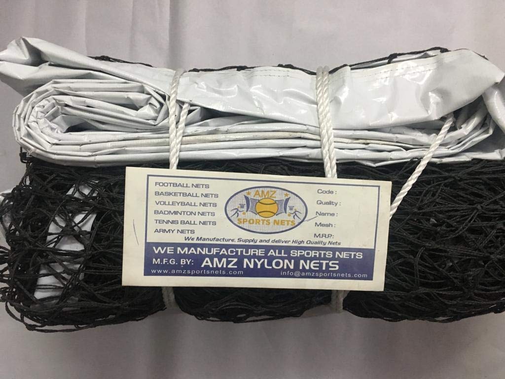 AMZ SPORTS NETS Lawn Tennis Practise NET Nylon Tournament Quality with Wire Rope (Black) (B07MWDJR5K) Amazon Price History, Amazon Price Tracker