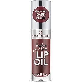essence | Hydra Kiss Lip Oil |Intense Hydration & Glossy Finish | Infused with Hyaluronic Acid, Vitamin E & Jojoba Oil | Vegan & Cruelty Free (08 | Mocha Glow)