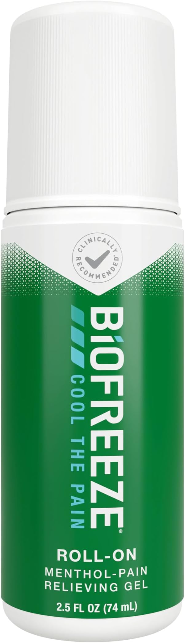 Roll On Pain Relief for Knee & Lower Back, Arthritis,Neck & Sore Muscle Relief, Cooling Menthol Relief, Gel 2.5 Fl Oz