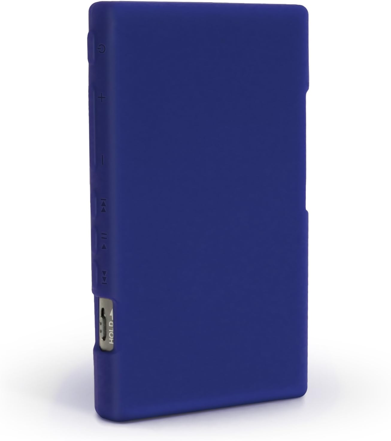 iGadgitz U6410 Silicone Skin Case Cover with Screen Protector Compatible with Sony Walkman NW-A35, NW-A40 and NW-A45 MP3 Players - Blue : Cell Phones & Accessories