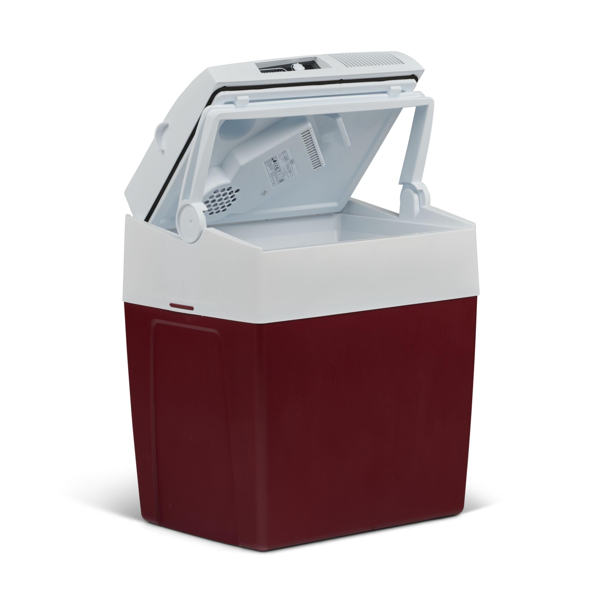 Mobicool ME27 - Frigorifero elettrico, 26 litri, colore vinaccia, mini frigorifero 12/230 V, per auto, camion, barca, tempo libero e campeggio