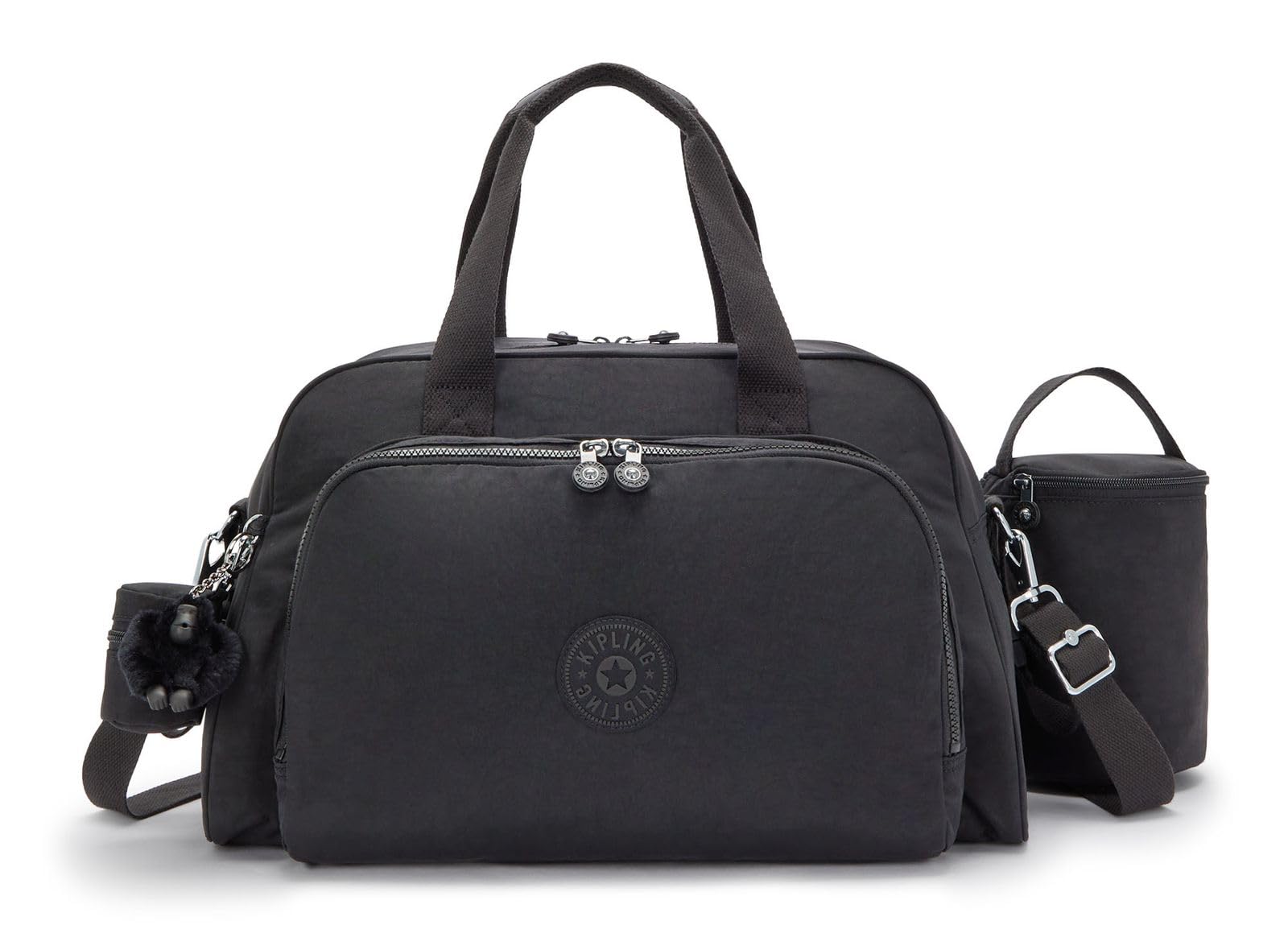 Kipling CAMAMA Baby bag with Changing Mat - Black Noir RRP £146