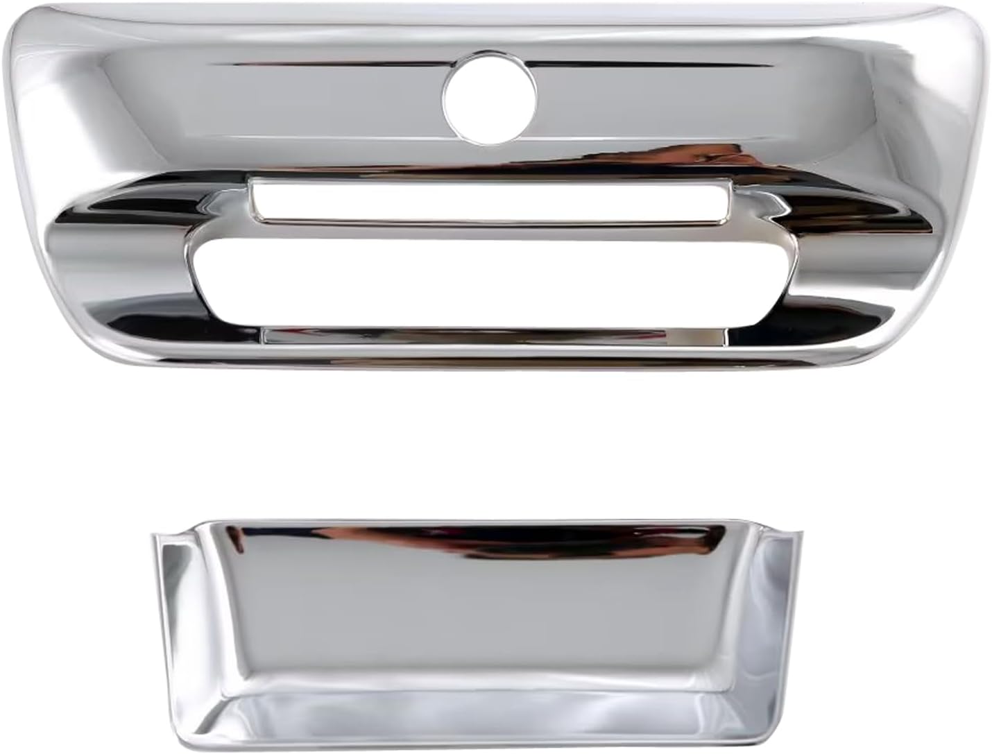 for Dodge Ram 1500 TRX 2021-2023 ABS Chrome Tailgate Door Handle Cover Trim 2pcs Car Accessories