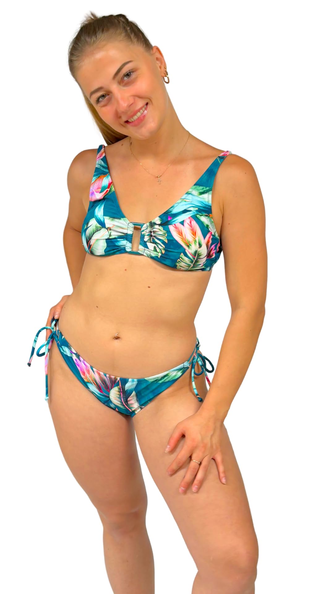 Bikini bleu Haute Pression CA223 résistant au chlore taille 42