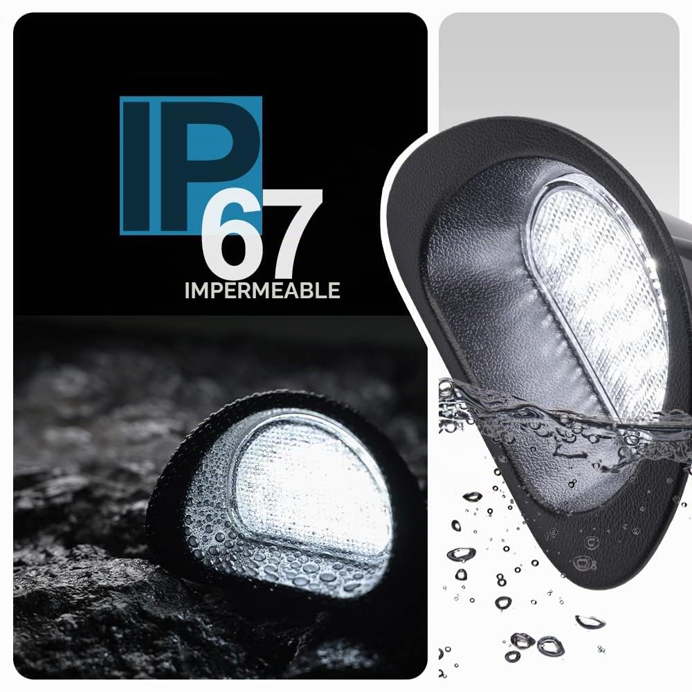 2 luces LED para placa de matrícula para Peugeot 107 MK1 2005-2014 Citroen C1 2005-2104 LED Tag Lámparas