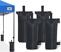 Vista 11 de ABCCANOPY Juego de Pesos para Toldo de 4-120 LBS Bolsas de Arena para Carpa Emergente, Bolsas de Peso para Gazebo al Aire Libre, Trampolín, Pérgola
