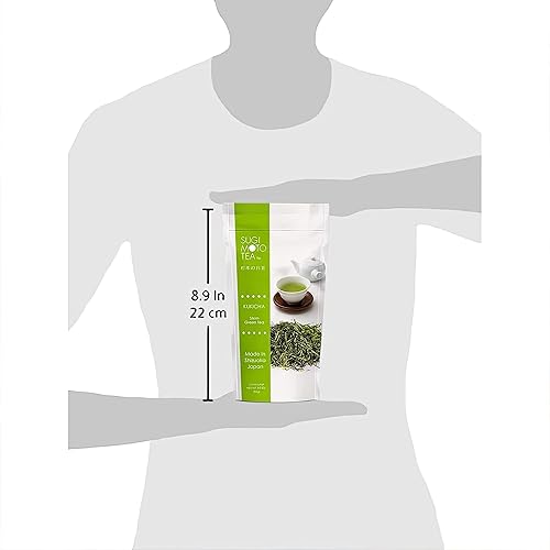 Miniatura 8 de SA Té verde japonés Kuki Cha hoja suelta, 3 onzas