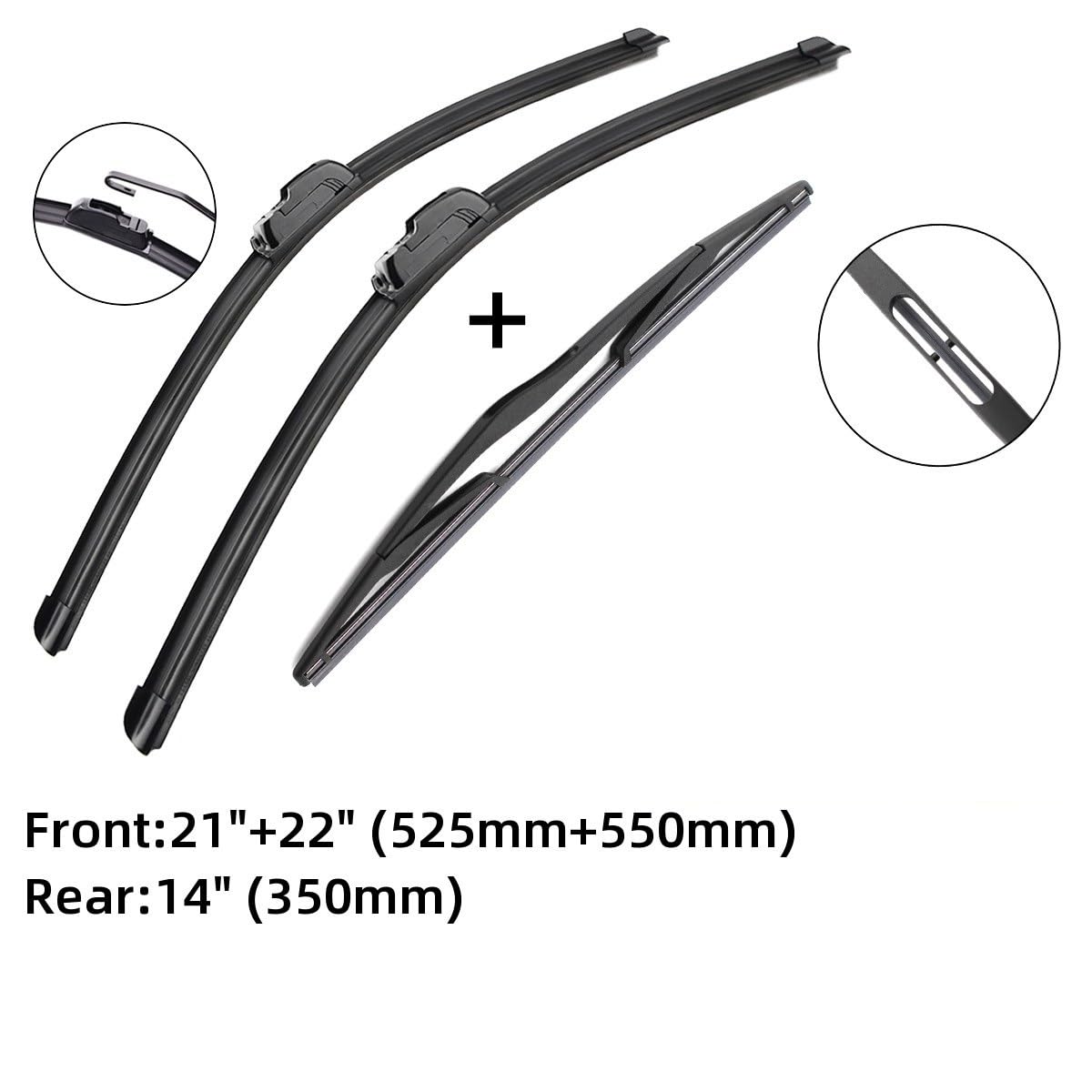 CLOXKS Auto Auto Anteriore Posteriore Tergicristallo Spazzole per per Freelander 1 MK1 1997-2006 Parabrezza Parabrezza Tergicristallo Accessori Tergicristallo