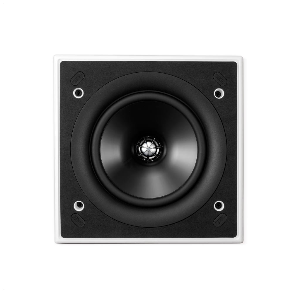 CI160QS Thin Bezel Square In-Wall and Ceiling Speaker, Black