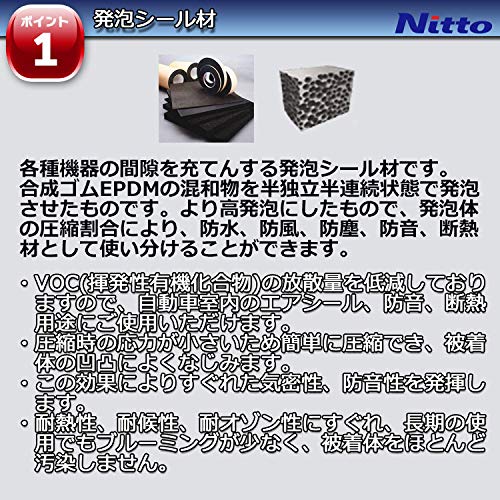Amazon.co.jp: エプトシーラー 10mm厚 防音シート 吸音シート 日東電工