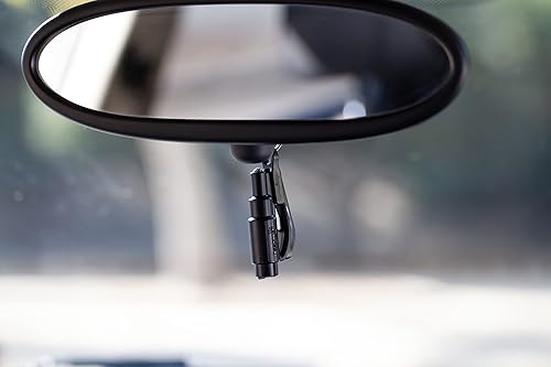 Vista 19 de Resqme, Llavero de Auto Original con Herramienta de Escape, Fabricado en EE. UU. (Azul), individual paquete de, Anaranjado