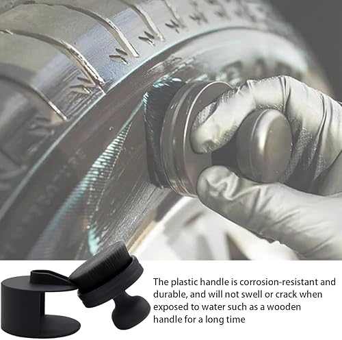 Miniatura 5 de Cepillo para detalles de automóvil, cerdas suaves, cepillo de polvo interior de automóvil, herramienta de limpieza exterior del automóvil,