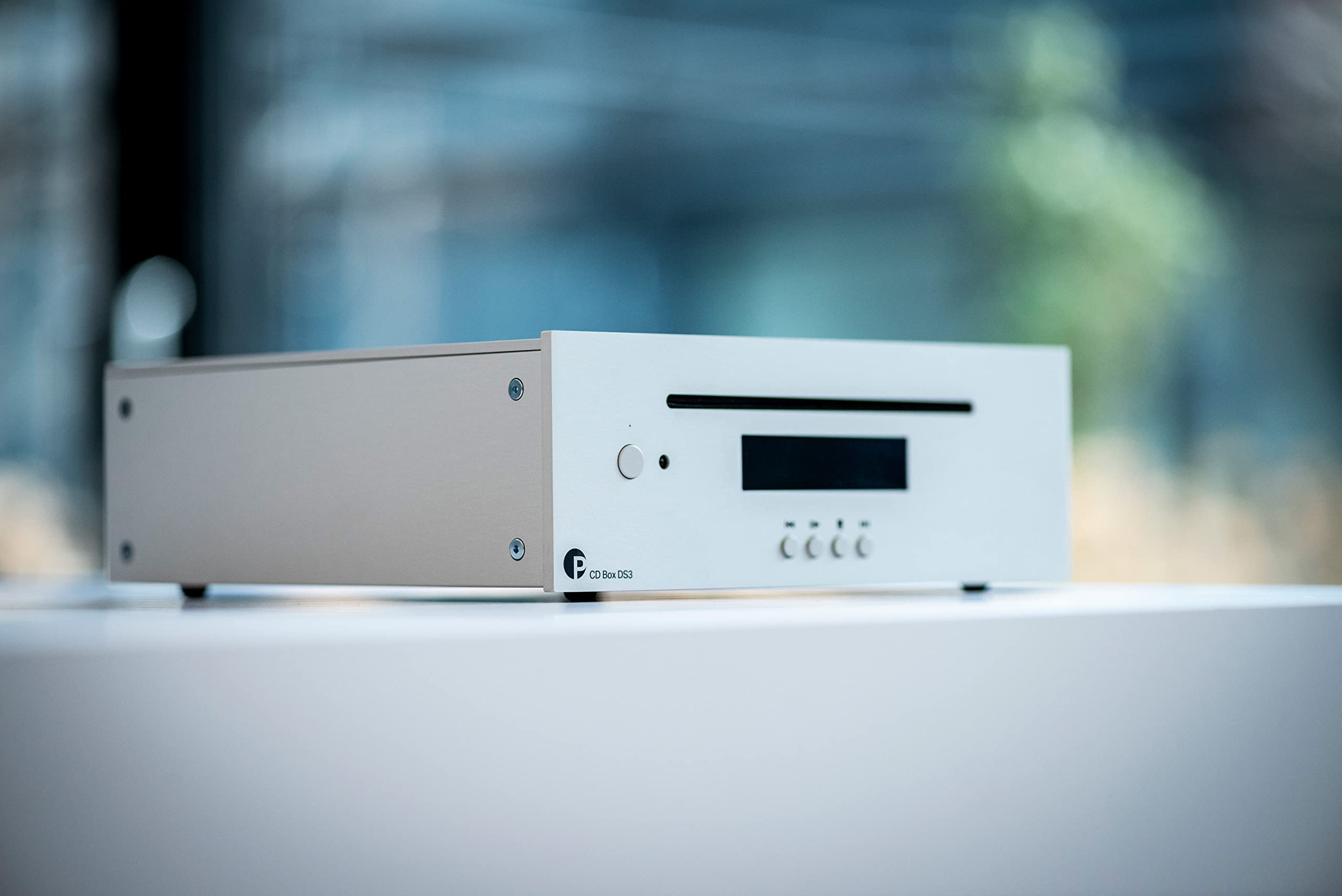 Pro-Ject Lecteur CD DS3 haut de gamme avec lecture True Red Book et sorties analogiques et numériques Argenté